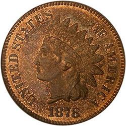 1878 Indian Head Cent PCGS PF64 RB