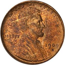 1909-S Lincoln 1C VDB PCGS MS64 RB