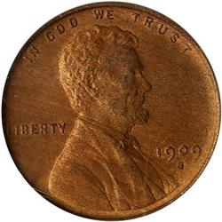 1909-S Lincoln 1C. VDB PCGS MS63 RB