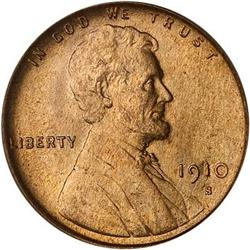 1910-S Lincoln Cent PCGS MS66 RD