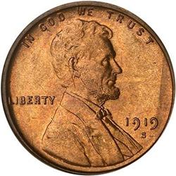 1919-S Lincoln Cent NGC MS65 RD