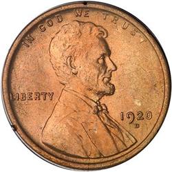 1920-D Lincoln Cent PCGS MS65 RD