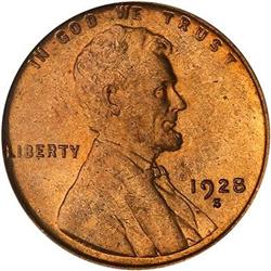 1928-S Lincoln Cent PCGS MS65 RD
