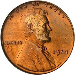 1930 Lincoln Cent PCGS MS67 RD