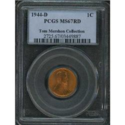 1944-S Lincoln Cent PCGS MS67 BN