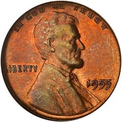 1955 Lincoln Cent DDO NGC MS65 RB PQ