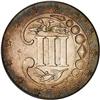 Image 2 : 1861 Silver 3C PCGS MS64