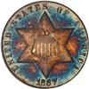Image 1 : 1867 Silver 3C PCGS PF65