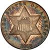 Image 1 : 1868 Silver 3C PCGS PF65 CAM