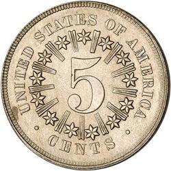 1866 Shield Nickel