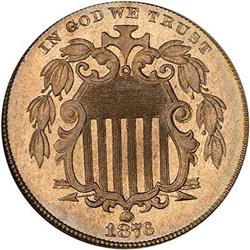 1876 Shield Nickel NGC PF66 CAM