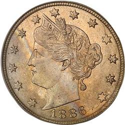 1886 Liberty Nickel PCGS MS64