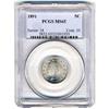 Image 1 : 1891 Liberty Nickel PCGS MS65