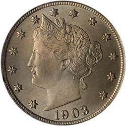 1903 Liberty 5c PCGS MS65