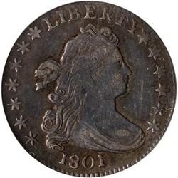 1801 Draped Bust Dime PCGS XF40