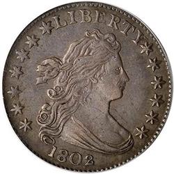 1802 Draped Bust 10C PCGS EF45