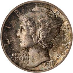 1916-D Mercury Dime PCGS MS66 FB