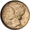 Image 1 : 1921-D Mercury 10C NGC MS66