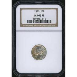 1926 10c NGC MS65FB