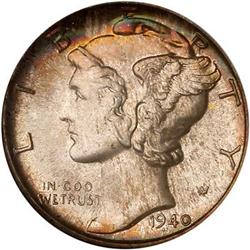 1940 Mercury Dime NGC PF68
