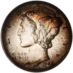 1942 Mercury 10C PCGS PF68