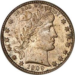 1909-S Barber Quarter Dollar PCGS MS66