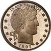 Image 1 : 1897 Barber Quarter Dollar PCGS PR66 CAM