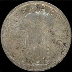 1917 Lib. Standing Quarter Dollar. Type 2 RAW MS60