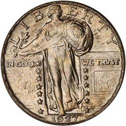 1927 Liberty Standing 25C PCGS MS65 FH