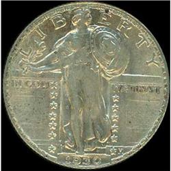 1930 Liberty Standing Quarter Dollar RAW