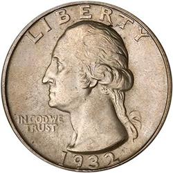 1932-D Washington 25C PCGS MS64