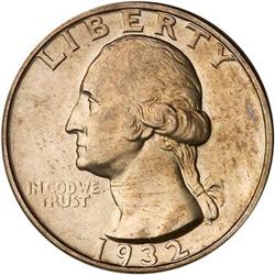 1932-S Washington 25C PCGS MS64