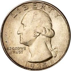 1935 Washington Quarter Dollar PCGS MS67