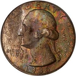 1936-D Washington Quarter Dollar PCGS MS66