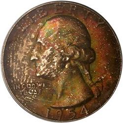1954-S Washington Quarter Dollar PCGS MS65