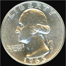 1963 Washington 25C RAW