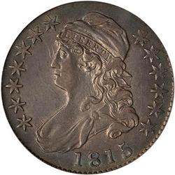 1815 Capped Bust Half Dollar. 5 over 2 PCGS XF45