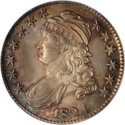 1824 Capped Bust Half Dollar NGC MS64