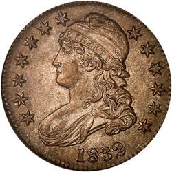 1832 Capped Bust Half Dollar NGC MS63