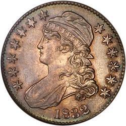 1832 Capped Bust Half Dollar NGC MS63