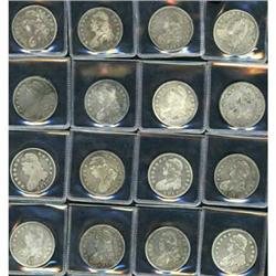 Set of Sixteen 1808-1818 Capped Bust 50C RAW