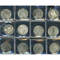 Set of Twelve 1828-1838 Capped Bust 50C RAW