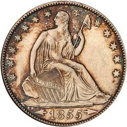 1855-O 50C Arrows NGC MS66