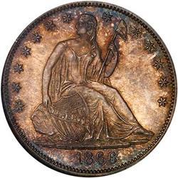1866 Liberty Seated 5OC With motto NGC PF65