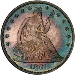 1881 50c NGC PF66