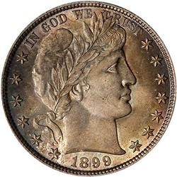 1899 Barber 50C PCGS MS65