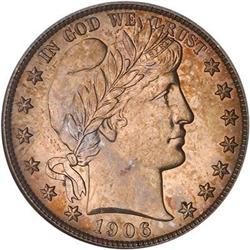 1906-S Barber Half Dollar PCGS MS64