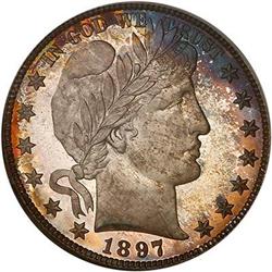 1897 Barber Half Dollar PCGS PR66