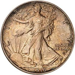1916-S Liberty Walking Half Dollar PCGS MS64