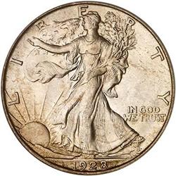 1928-S Liberty Walking Half Dollar PCGS MS64